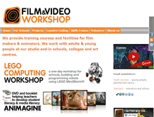 Tablet Screenshot of filmworkshop.com